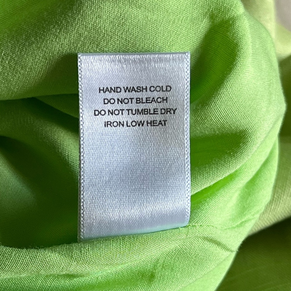Strut & Bolt Lime Green Linen-Blend Romper - Picture 6 of 6